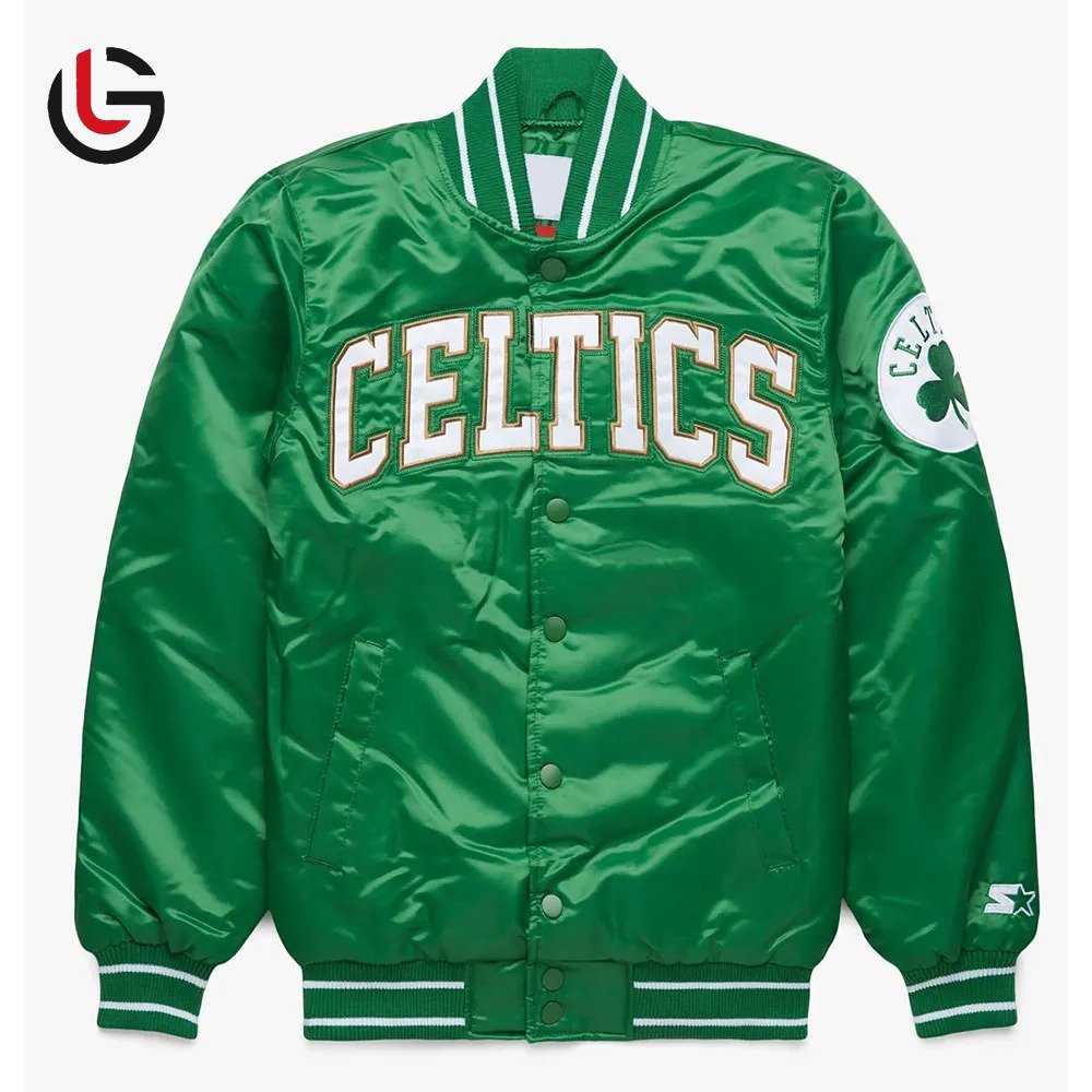 Basketball Inspired Satin Letterman Jacket