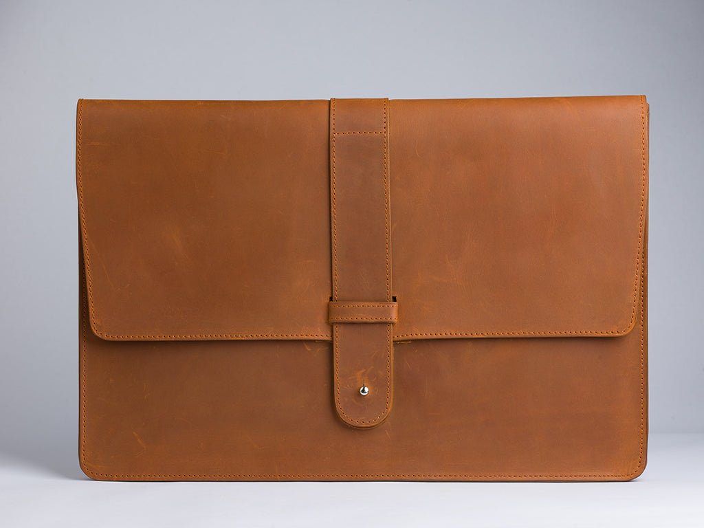 Handmade Leather Laptop Sleeve