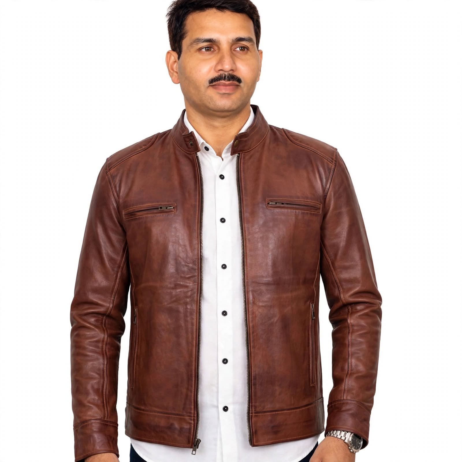 Men’s Brown Leather Jacket