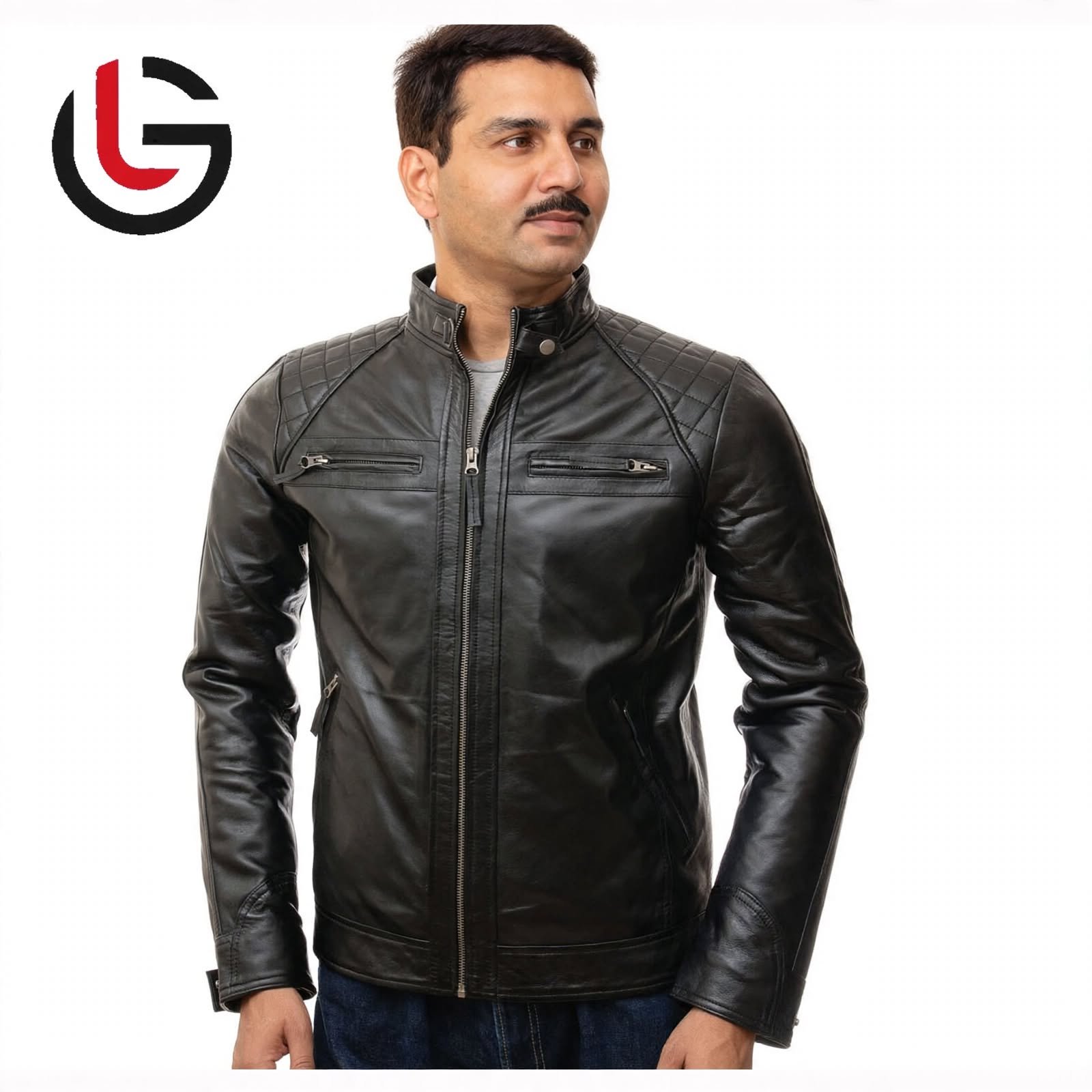 Men’s classic biker jacket