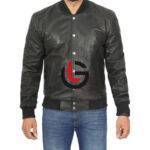 Bomber Varsity Leather Jacket