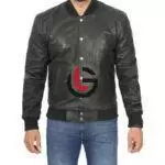 Bomber Varsity Leather Jacket