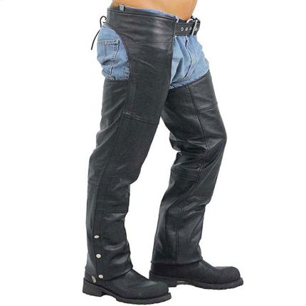 Black Leather Chaps