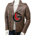 Cafe Racer Leather Jacket