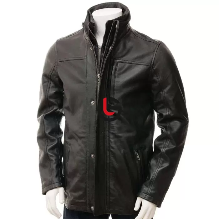 Armani Leather Coat