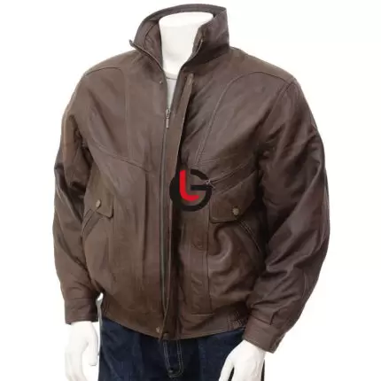 New Bomber Leather Jacket