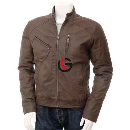 Dark Brown Leather Jacket