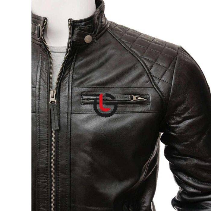 Outfit Men Leather Jacket