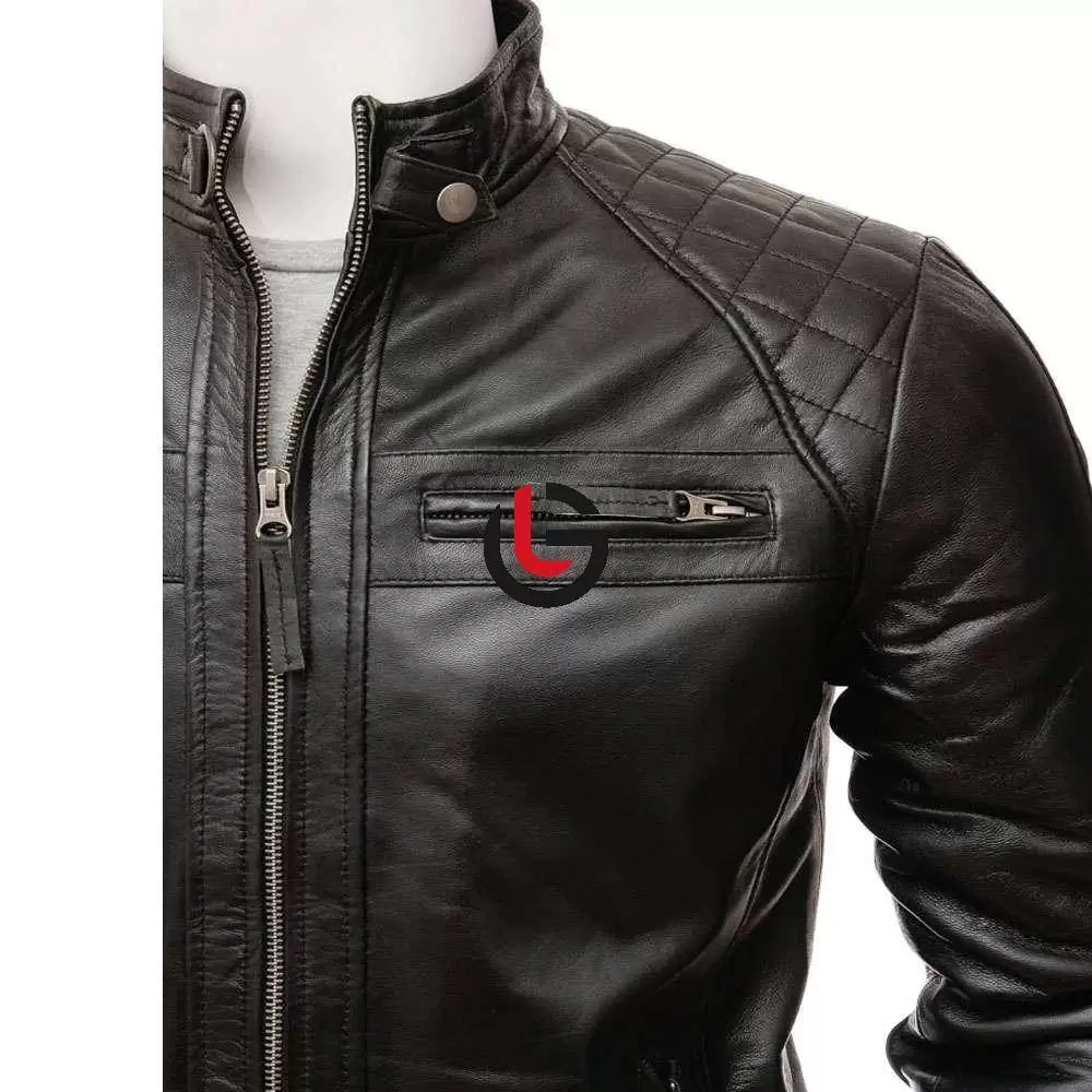 Outfit Men Leather Jacket