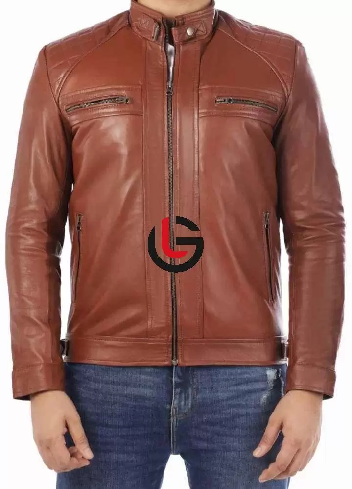 Lambskin Men Leather Jacket