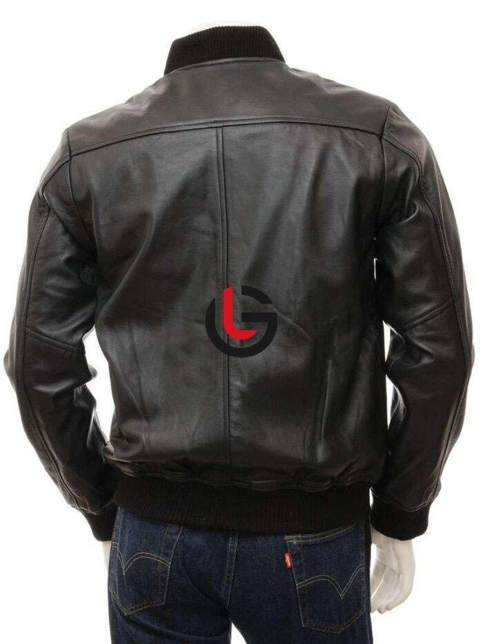 Sheepskin Varsity Leather Jacket