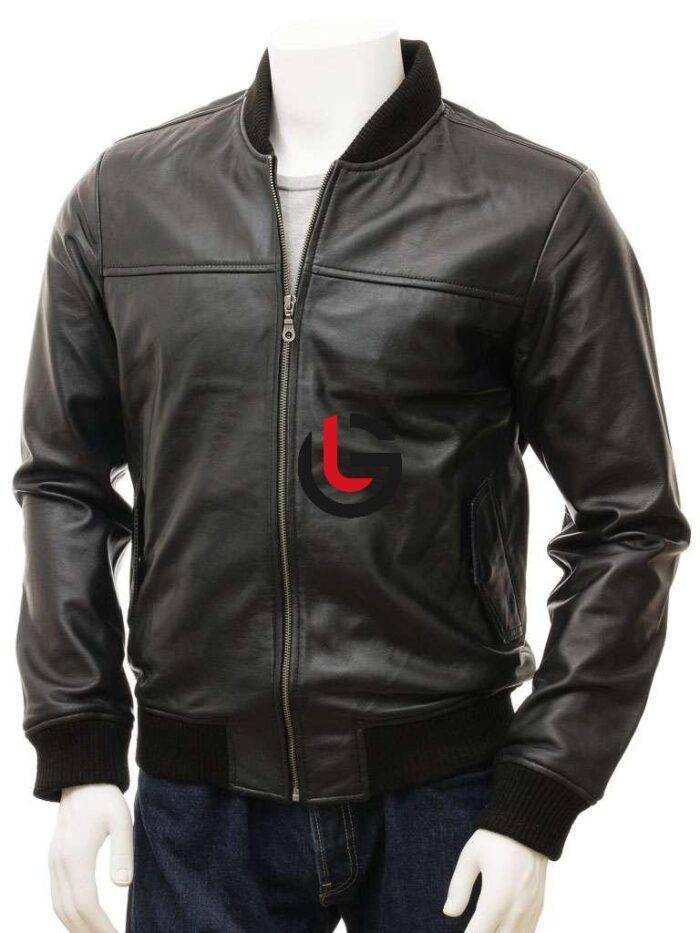 Sheepskin Varsity Leather Jacket