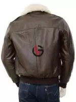 Aviator Military Leather Jacket