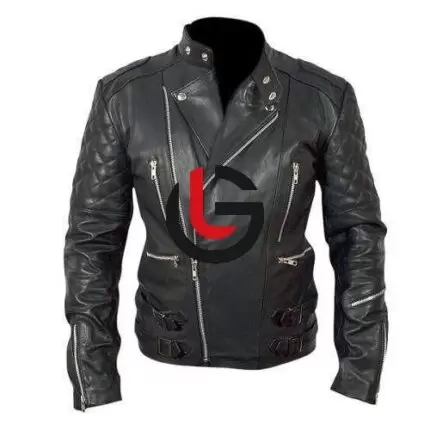 Custom Biker Leather Jacket