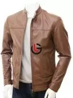 Light Brown Leather Jacket