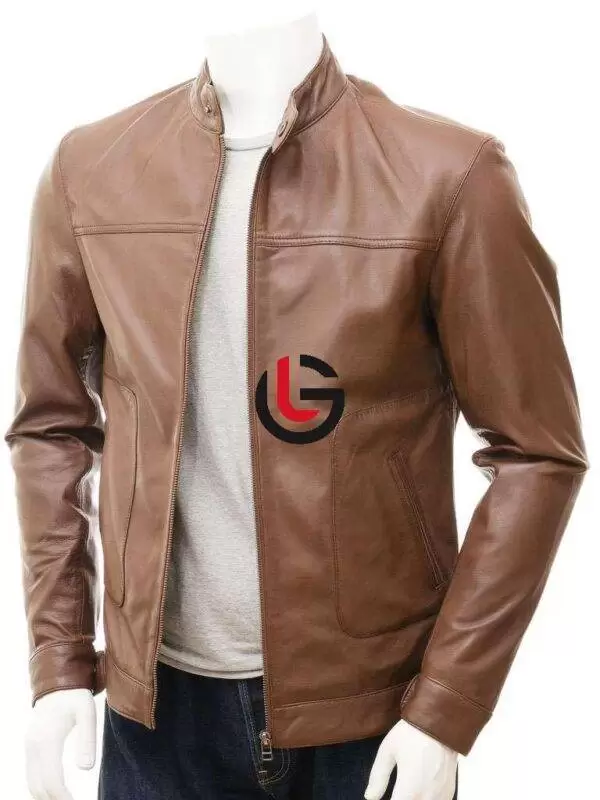 Light Brown Leather Jacket