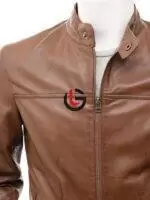 Light Brown Leather Jacket