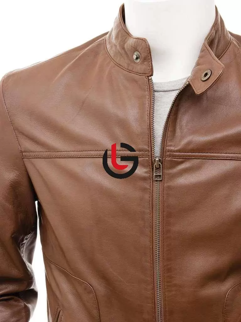 Light Brown Leather Jacket