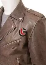 Vintage Brown Leather Jacket