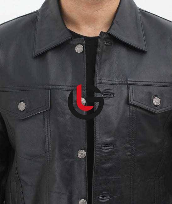 Jean Style Leather Jacket