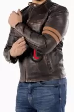 Oversize Motorbike Leather Jacket