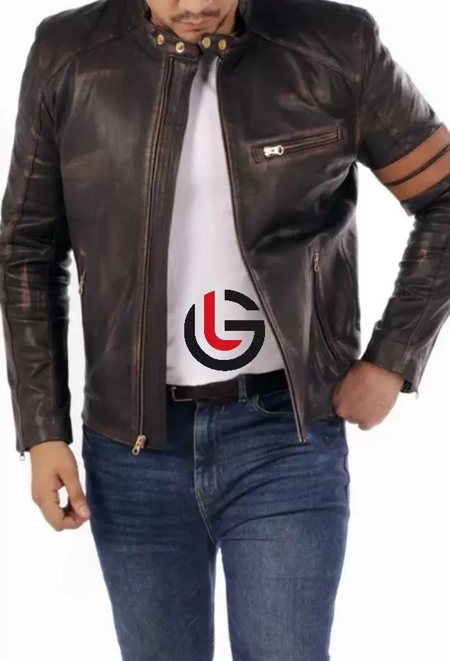 Oversize Motorbike Leather Jacket