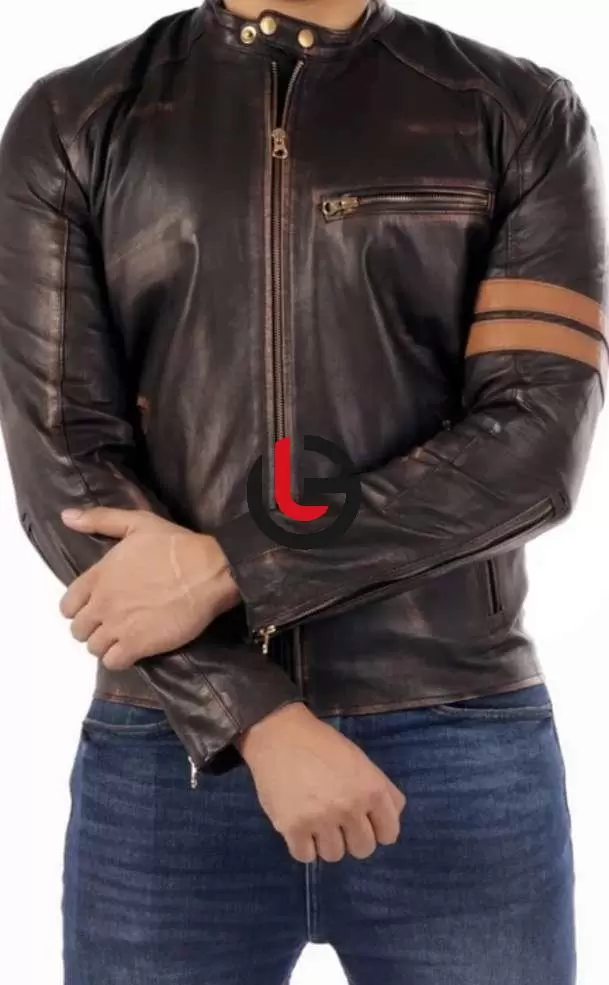 Oversize Motorbike Leather Jacket