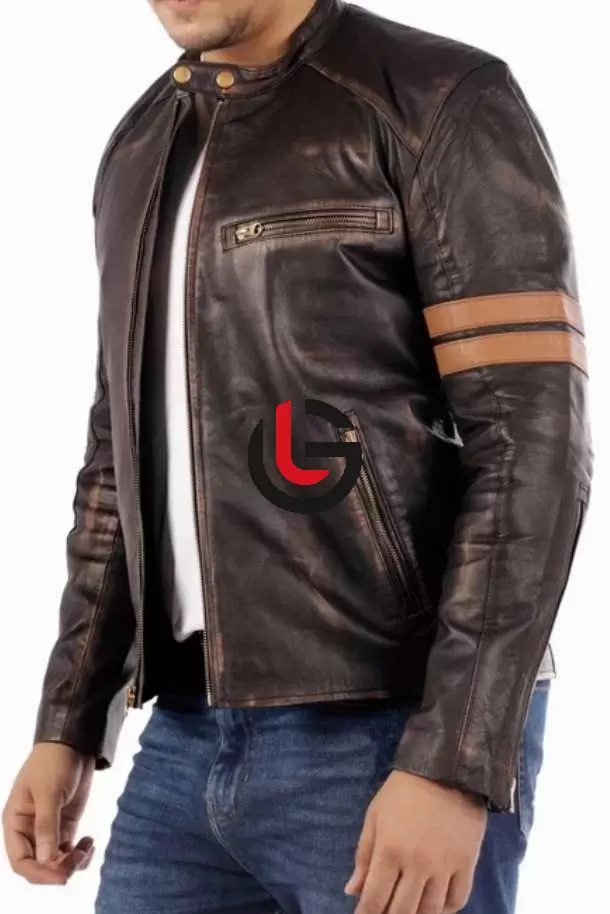 Oversize Motorbike Leather Jacket