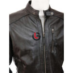 Straight Men Leather Jacket