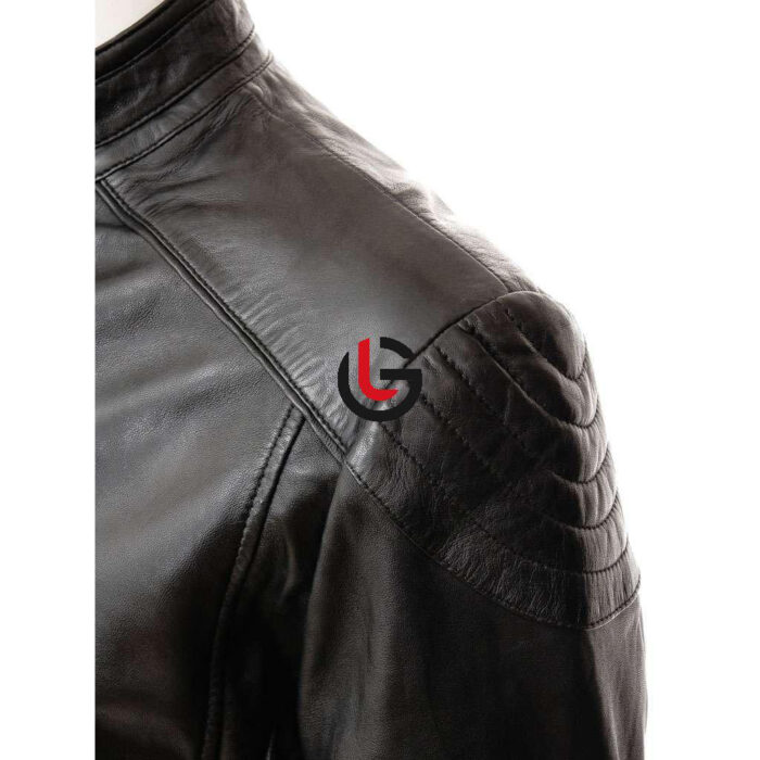 Straight Men Leather Jacket