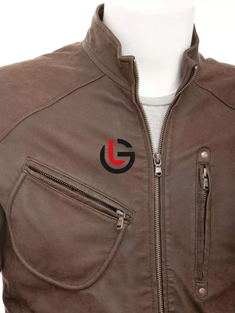 Dark Brown Leather Jacket
