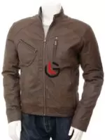 Dark Brown Leather Jacket