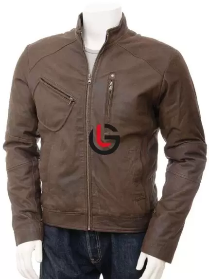 Dark Brown Leather Jacket