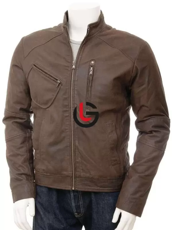Dark Brown Leather Jacket