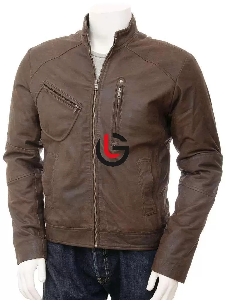 Dark Brown Leather Jacket