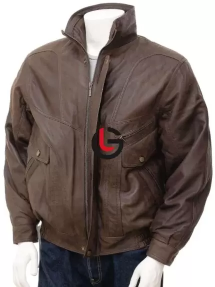 New Bomber Leather Jacket