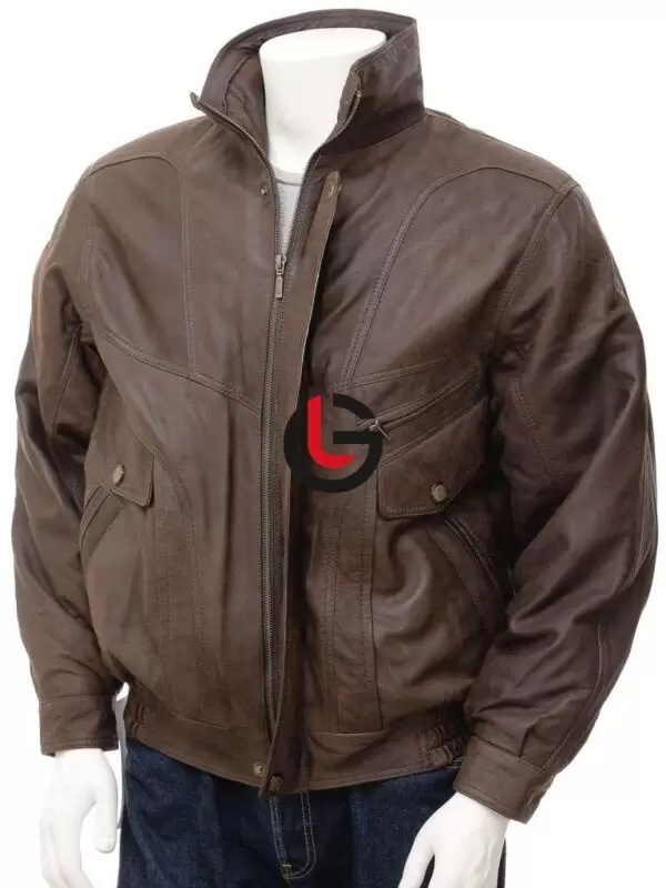 New Bomber Leather Jacket