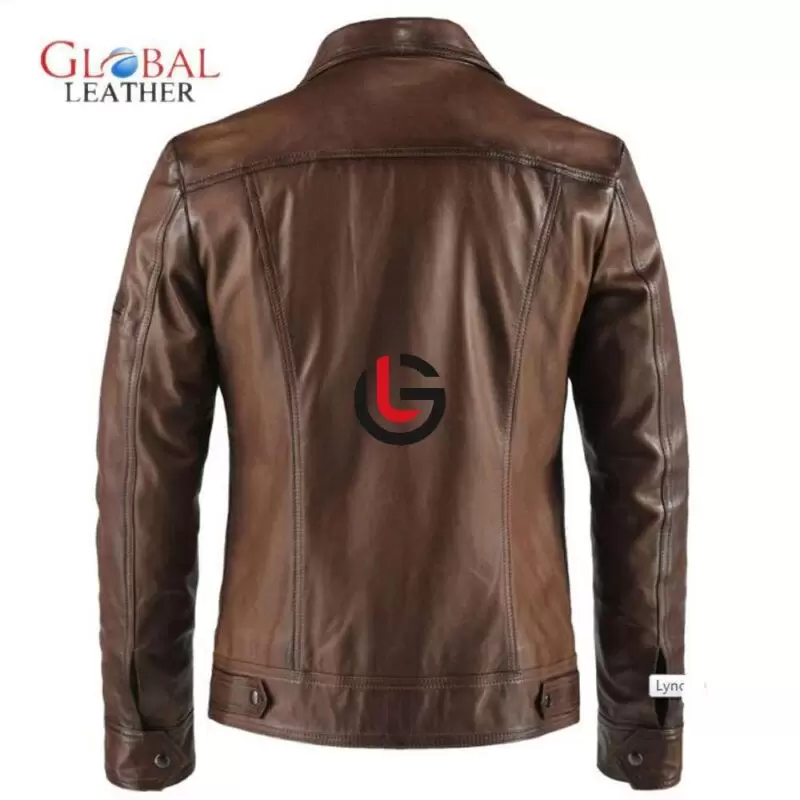 Large Men Leather Jacket