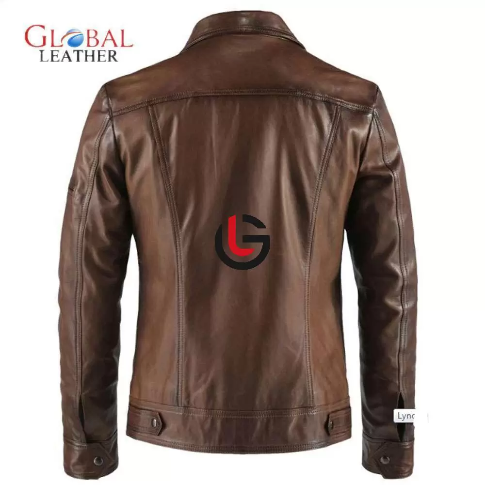 Large Men Leather Jacket