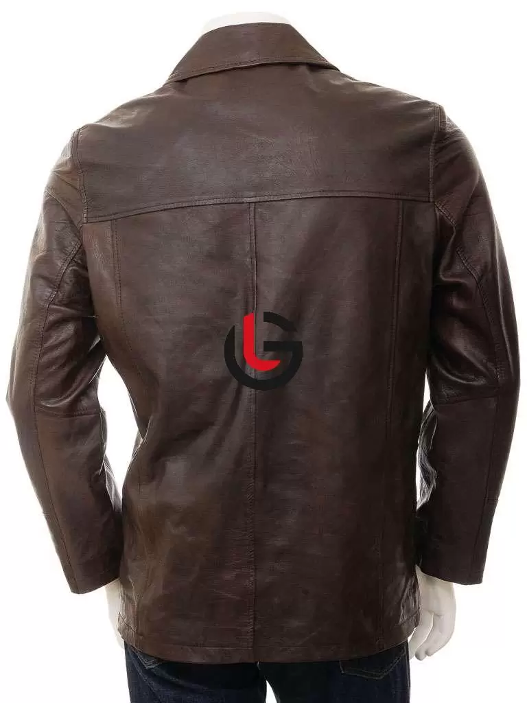 Calvin Klein Leather Coat