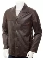 Calvin Klein Leather Coat