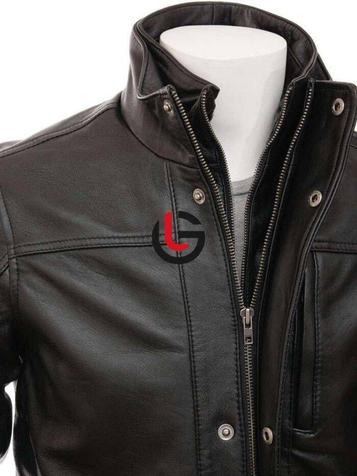 Armani Leather Coat