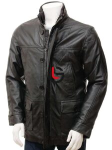 Medium Leather Coat