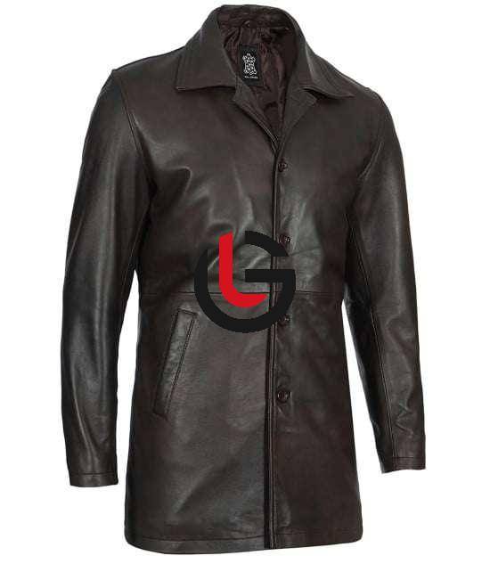 Gucci Long Leather Coat