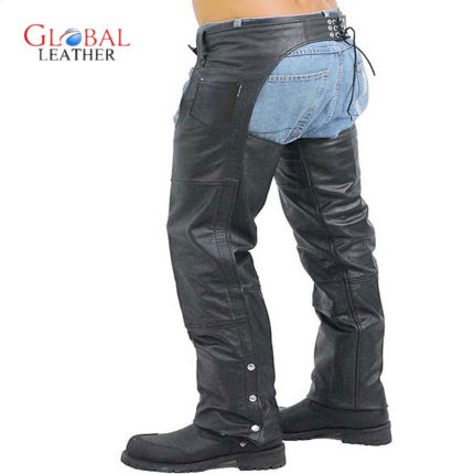 Black Leather Chaps