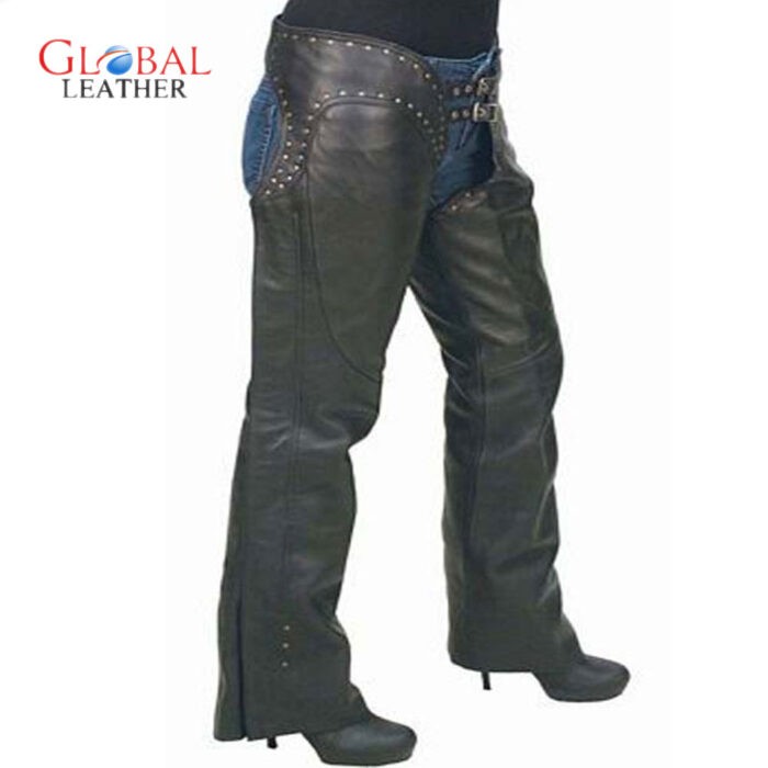 Motorbike Riding Leather Chaps