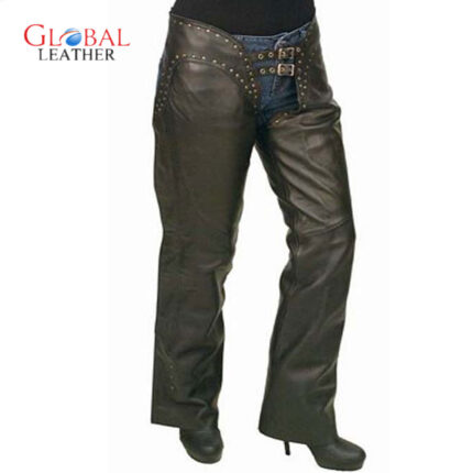 Motorbike Riding Leather Chaps