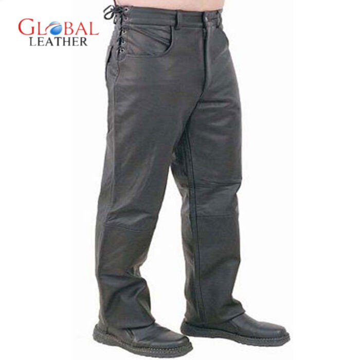 Top Men Leather Pant