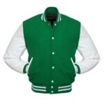 Green White Varsity Jacket
