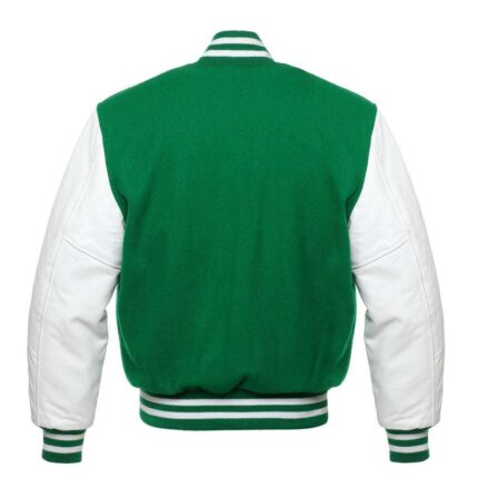 Green White Varsity Jacket
